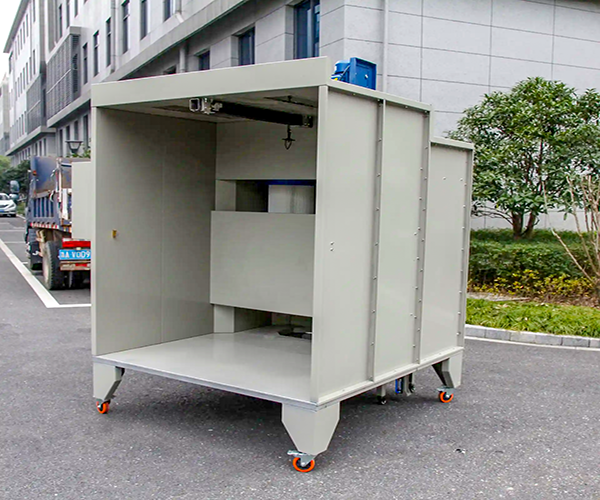 單工位噴粉室