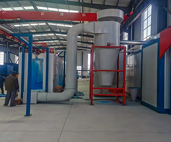 大型旋風(fēng)粉房及往復(fù)機(jī)自動噴粉線