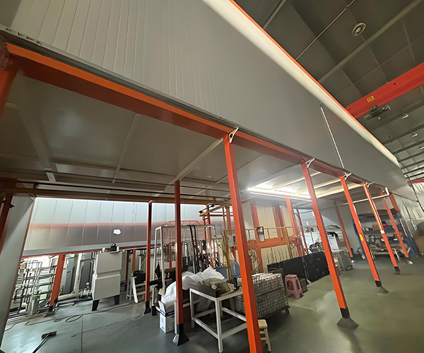 威海某建材企業(yè)噴漆流水線工程案例 威海某建材企業(yè)噴漆流水線工程案例